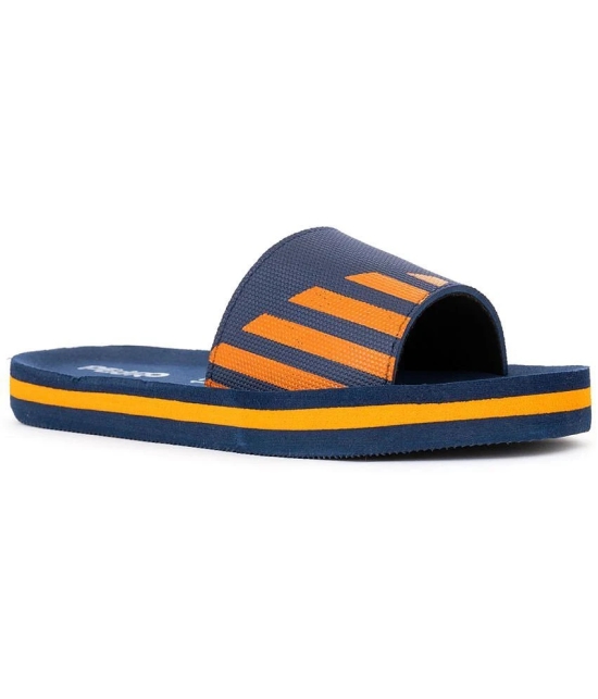 Pedro Navy Slide Slippers for Boys (4-7.5 yrs) - None