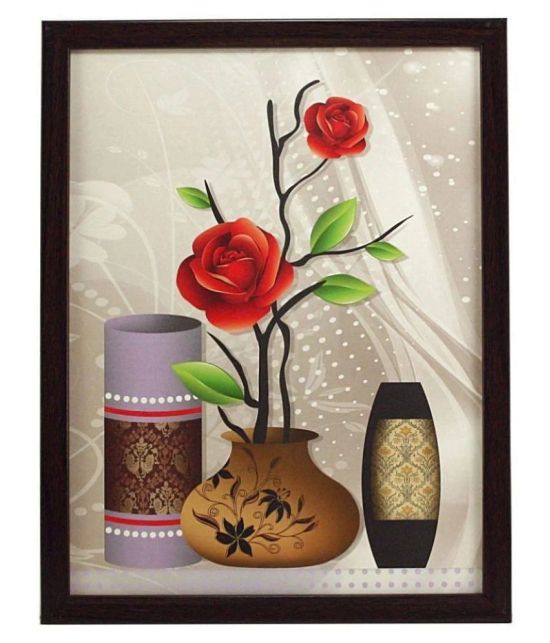 Indianara - Floral Painting With Frame