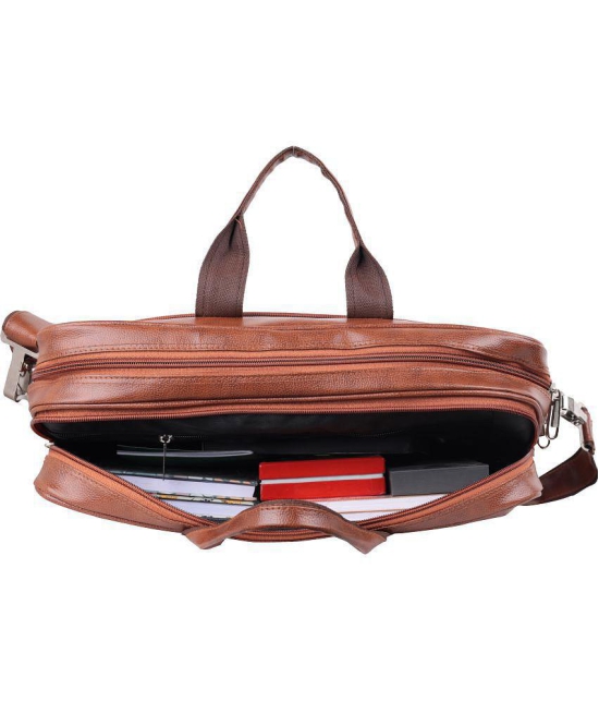 Raylan - Tan Solid Messenger Bag - Tan