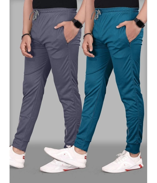 Gazal Fashions - Multicolor Polyester Mens Joggers ( Pack of 2 ) - None