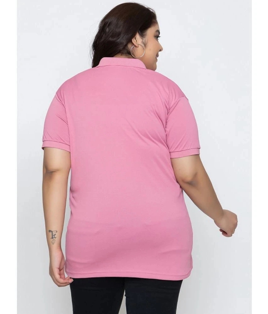 YHA - Pink Cotton Blend Regular Fit Womens T-Shirt ( Pack of 1 ) - None