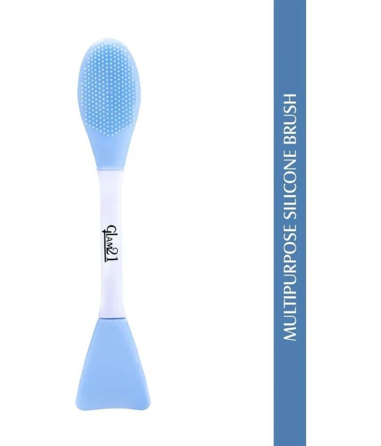 Glam21 Multipurpose Silicone Brush With 2in1 Soft Double-sided Deep Cleansing & Skin Massaging