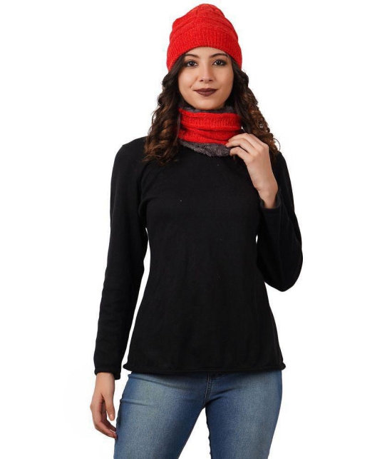 PENYAN - Red Woollen Womens Cap ( Pack of 1 ) - Red