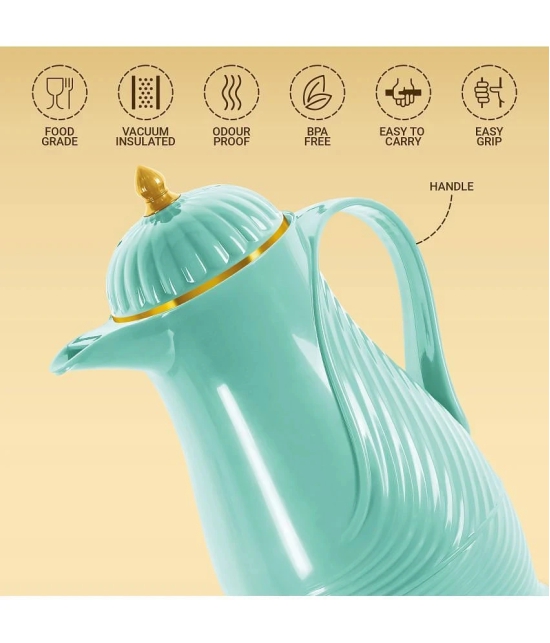 Milton Minar 1000 Plastic Insulated Flask, 920 ml, Sea Green - Light Green