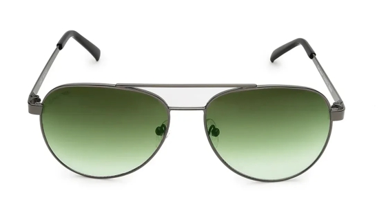 Green Aviator Sunglasses for Men