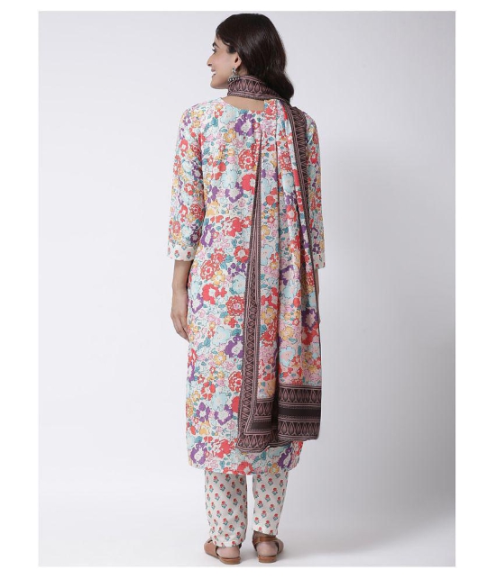 Hangup Off White Chanderi Dupatta