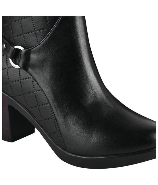 Shoetopia Black Women''s Ankle Length Boots - None