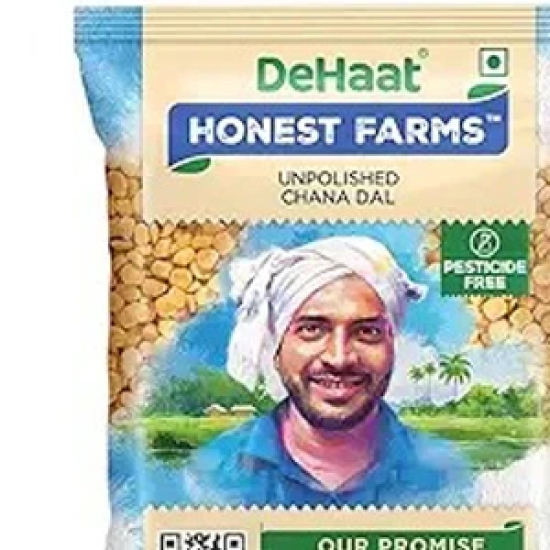 Dehaat Honest Farms Dehaat Unpolished Chana Dal 1 Kg, 1 Pc