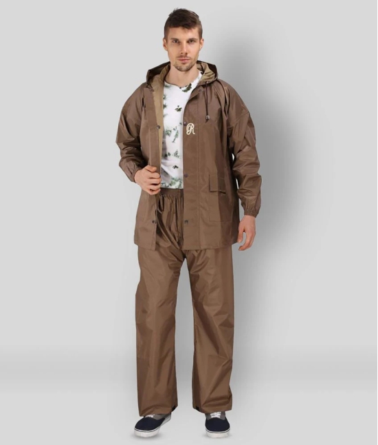 Goodluck Brown Rain Suit - 2XL