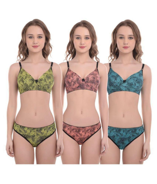 Softskin Poly Viscose Bra and Panty Set - 36B