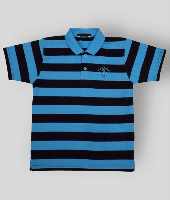 NEUVIN - Blue Cotton Boys Polo T-Shirt ( Pack of 1 ) - None