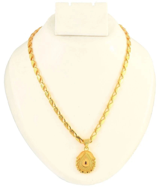 Jewar Mandi - Gold Pendant ( Pack of 1 ) - Gold