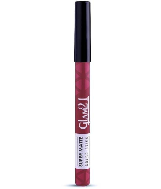 Glam21 Super Matte Colorstick Lip Crayon Smooth Matte Finish Long Lasting 3.5g Capri17