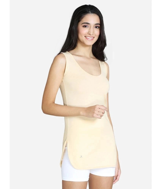 VStar HUGS-F Cotton Camisoles - Beige Single - None