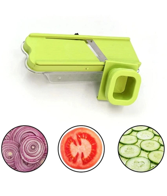 VARKAUS Stainless Steel Dry Fruits Grater,Slicer,Vegetable Grater ( Pack of 1 ) - Green - Green