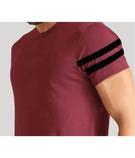 Forbro Maroon Cotton Slim Fit Mens Sports T-Shirt ( Pack of 1 ) - None