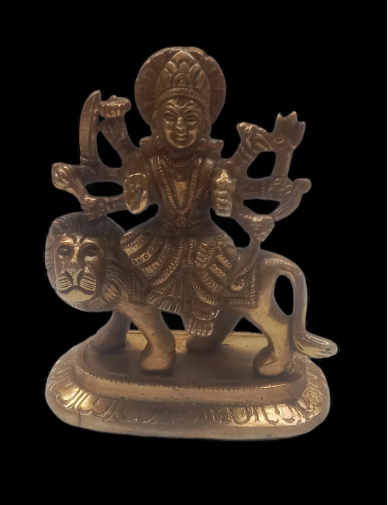 VRINDA METAL ART Brass Maa Durga Idol  Idol