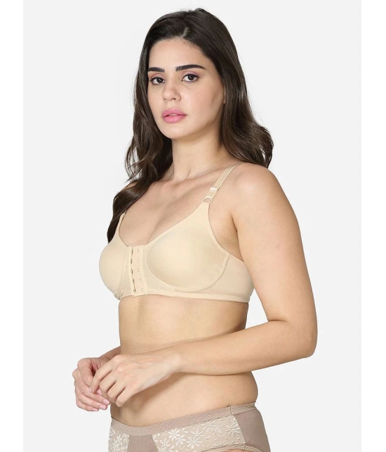 VStar - Beige Cotton Blend Non Padded Womens Everyday Bra ( Pack of 1 ) - None