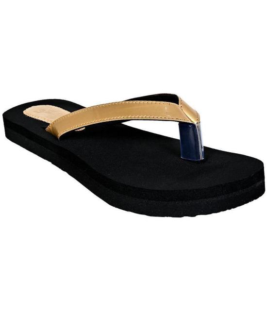 Altek - Gold Womens Flip Flop - None