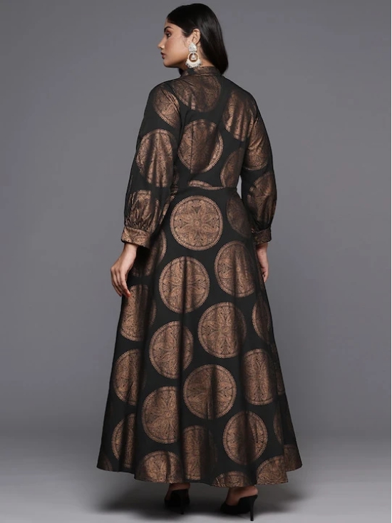 Ethnic Motifs Printed A-line Maxi Dress