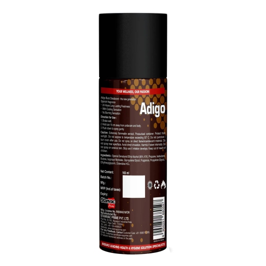 Adigo Buzz Casual Deodorant 165ml