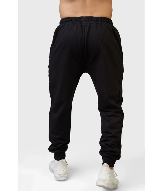 Fuaark Black Cotton Blend Mens Sports Joggers ( Pack of 1 ) - None