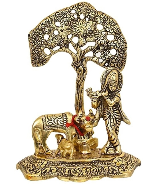 Krishna Ji with Cow and Calf (Pack of 1)