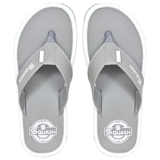 Squash - Grey Men's Thong Flip Flop - None