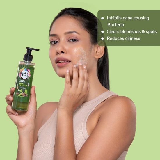 Buds&Berries Clove and Tea Tree Oil Acne Fight Facewash for Oily Acne Prone Skin - 240 ml