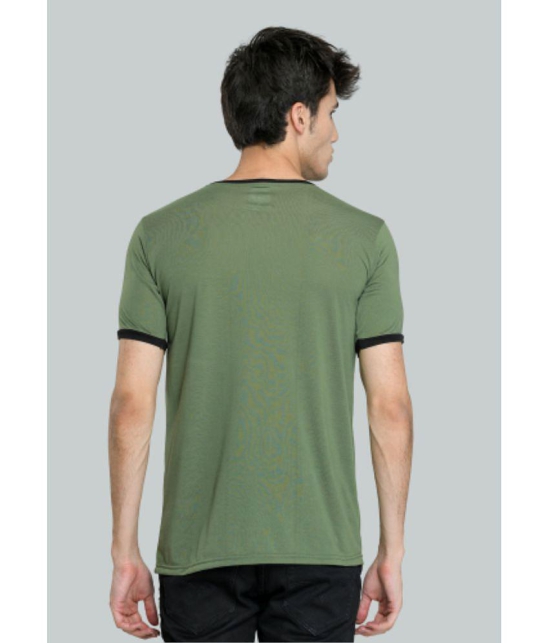 LEEBONEE - Green Cotton Blend Regular Fit Men's T-Shirt ( Pack of 1 ) - None