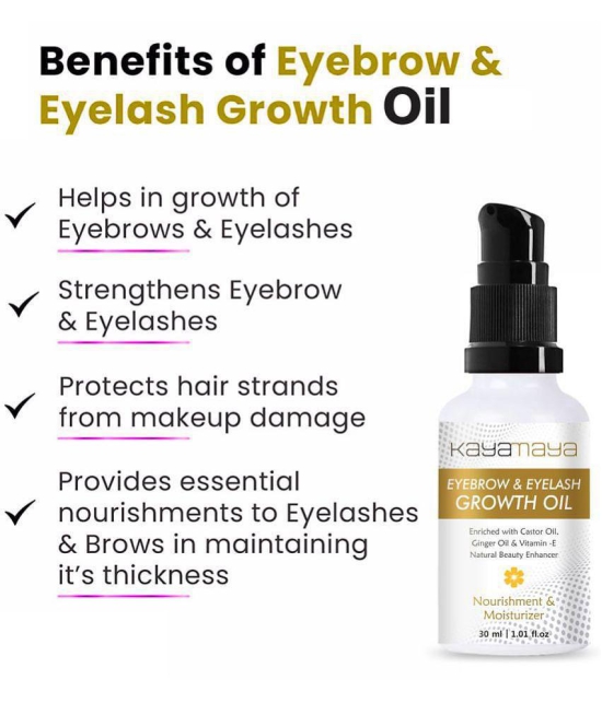 Kayamaya Eyebrow & Eyelash Growth Oil for Women 30 mL