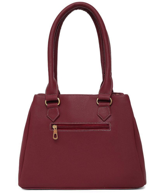 Fostelo Maroon P.U. Shoulder Bag - Maroon