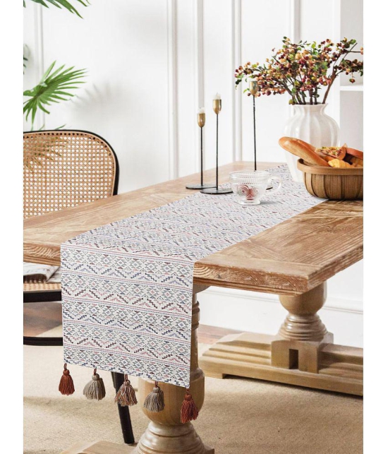 mezposh 6 Seater Polycotton Single Table Runner