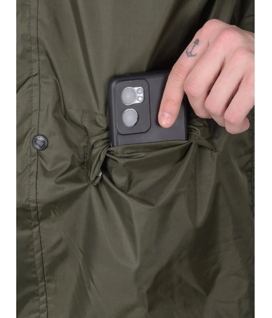 Dollar Green Polyester Mens Rain Suit ( Pack of 1 ) - XL