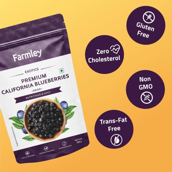 Farmley, California Dried Blueberries 200 g