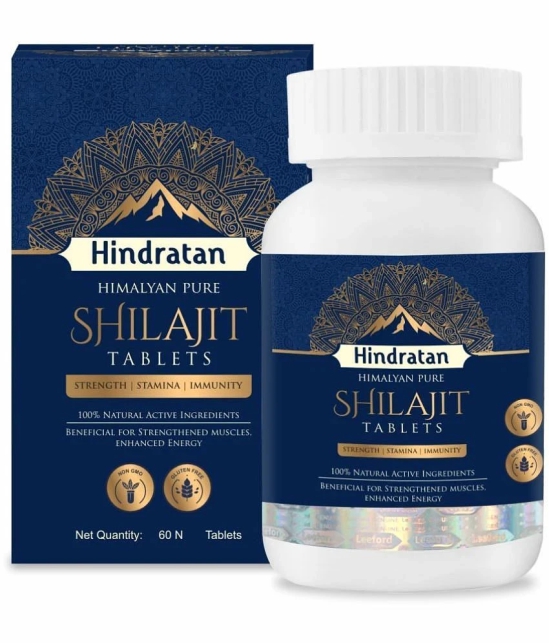 Leeford Hindratan Shilajit Tablets for Men, (60 Tablets/Capsules) - with Natural Ingredients