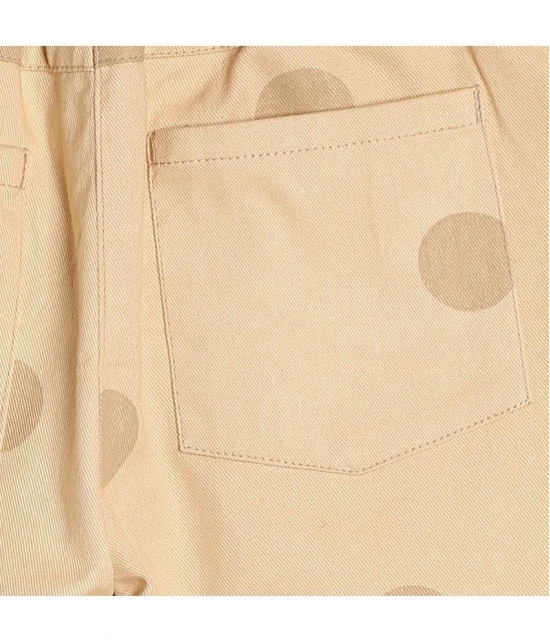 MINI KLUB Beige Woven Pant For Kids Girls - 8Y