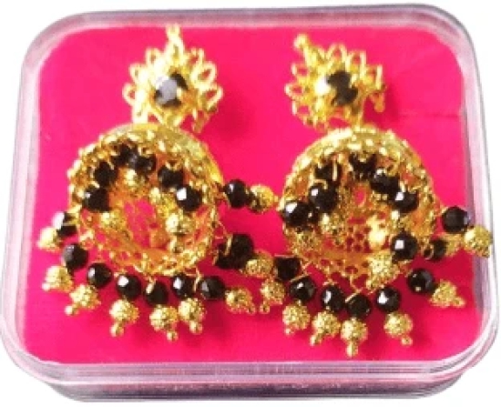 Gold Plated Traditional Jhumka Earrings for Women