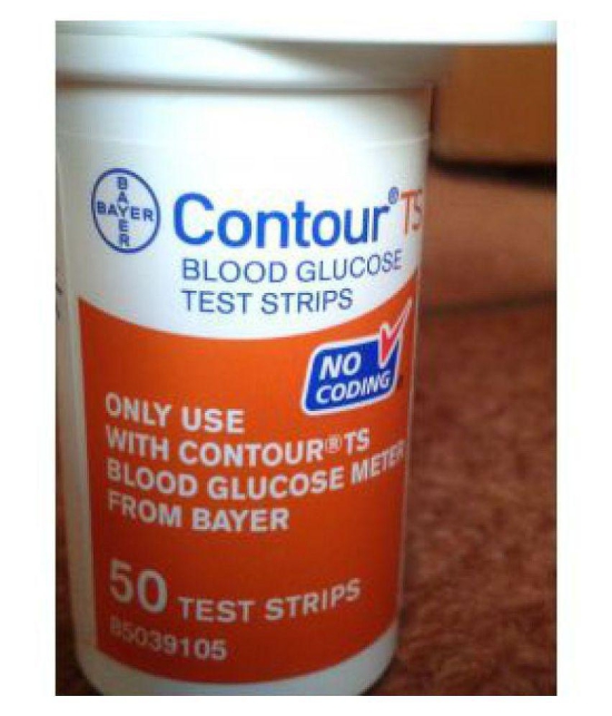 Bayer Contour TS 50 strips Bayer Contour 50 GlucoStrips : Expiry Jan 2024