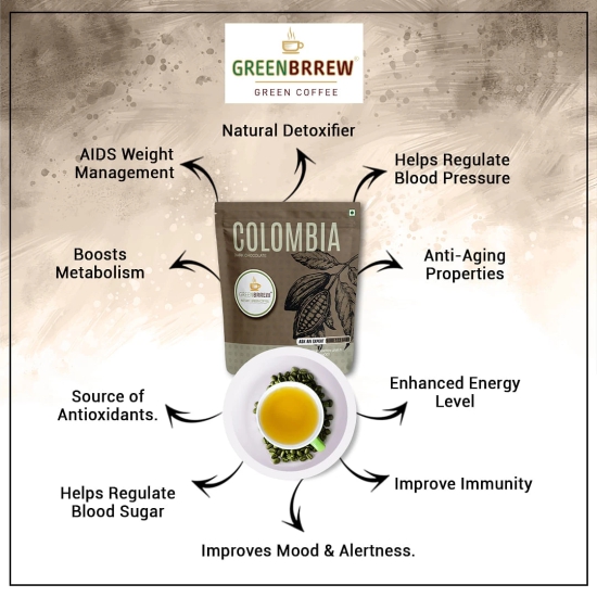 Greenbrrew Colombia Green Coffee Instant Beverage Premix For Weight Management - 30G Dark Chocolate 20 Sachets-Greenbrrew Colombia Green Coffee Instant Beverage Premix For Weight Management - 30G