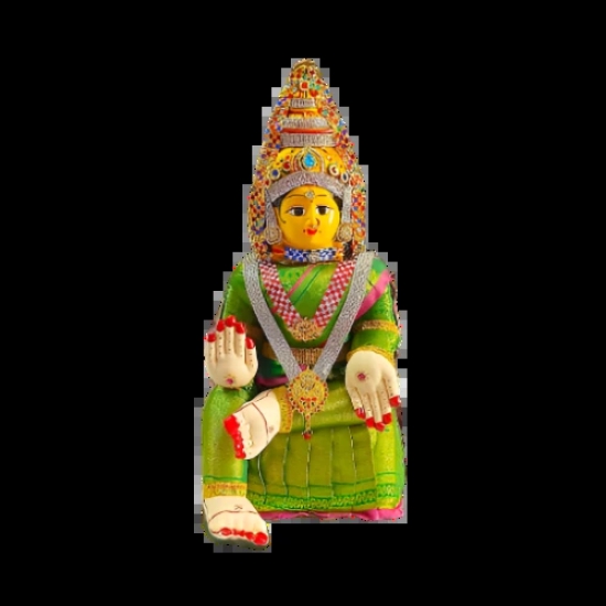 Ammavari Doll Face Set-6 x 8 x 17 / Green