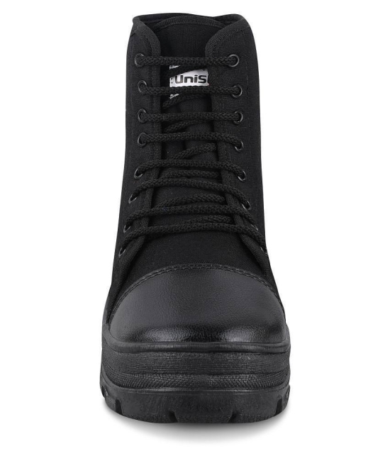 UniStar - Black Men's Boots - 8