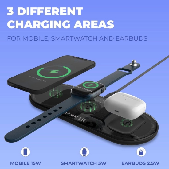 Hammer Flex 2.0 Wireless Charger 3 in 1 Charger