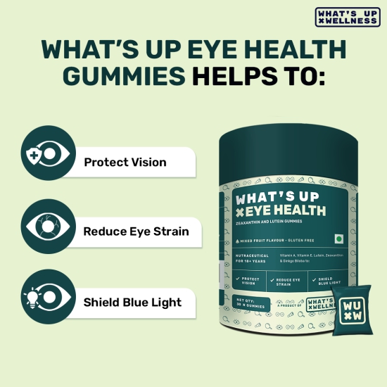 What's Up Eye Health Gummies-90 Days Pack