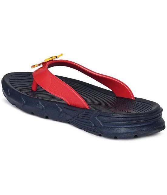 Aqualite Kids Navy & Red Slipper - None