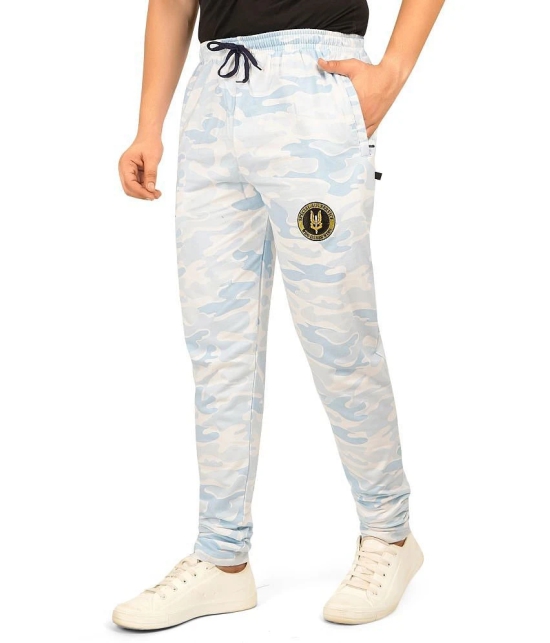 Neo Garments Light Blue Cotton Mens Joggers ( Pack of 1 ) - None