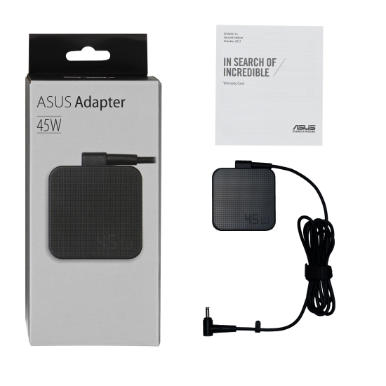Original Asus 45W 19V 2.37A AC Adapter Laptop Charger (Pin Size: 4.0 mm X 1.35 mm)- Power Cable Included