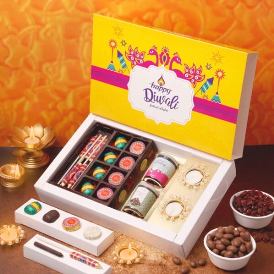 Home Made Diwali Festival of Lights Gift Box