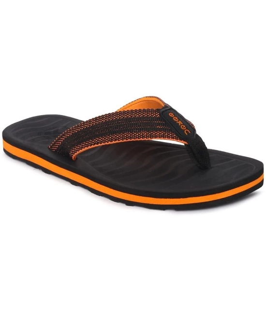 Paragon Black Mens Thong Flip Flop - None