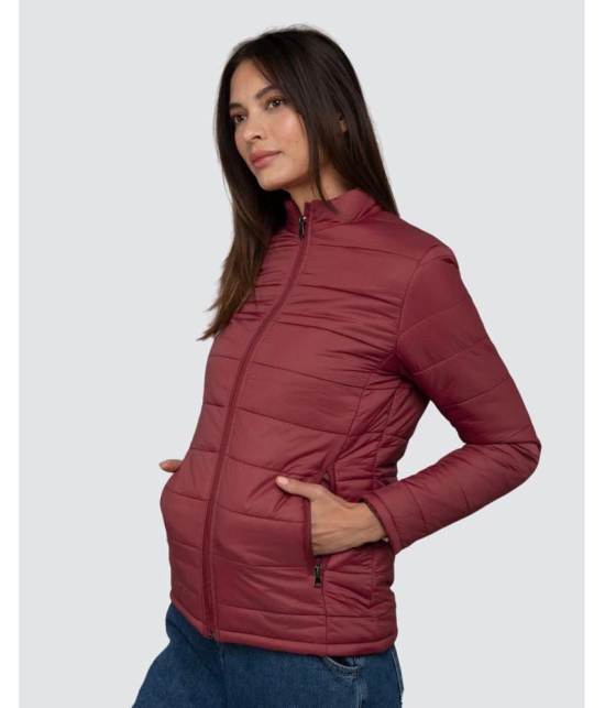 PPTHEFASHIONHUB - Polyester Maroon Jackets - None